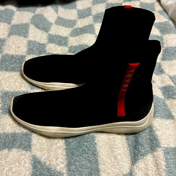 Authentic Prada sock sneakers 
Size 37.5 - Picture 1 of 3